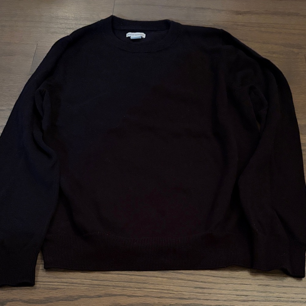 Boys large black sweater